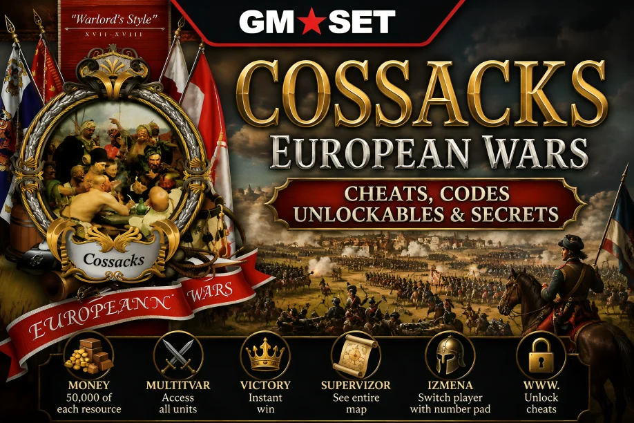 Cossacks: European Wars Cheats, Codes, and Secrets for PC
